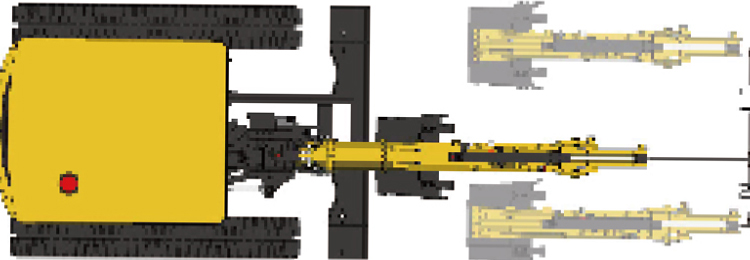 Demonstration of arm swing function of E.P small digger for home use best price mini excavator 1.0ton small excavator MY10B 