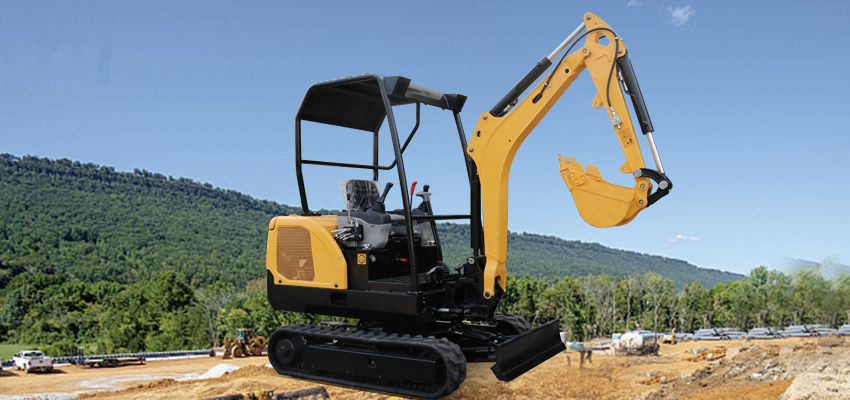 Mini excavator model MY25 exported to the United States