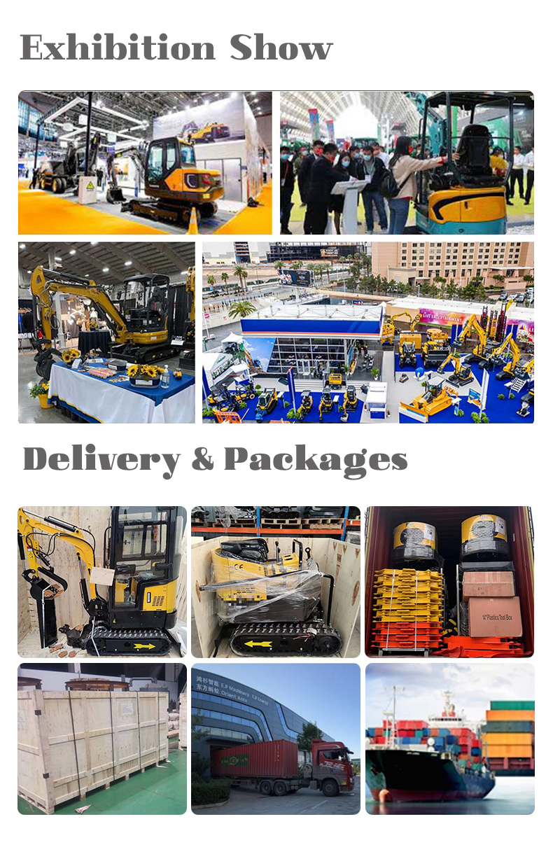 chinese mini excavator 1.7 tone machine with cabin