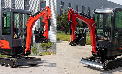 Mini excavator model MY18 exported to Slovenia