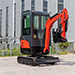 Mini excavator model MY18 exported to Slovenia