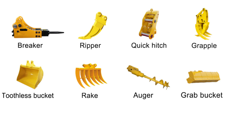Factors affecting the performance of Chinese mini excavators are the optional features of mini excavator
