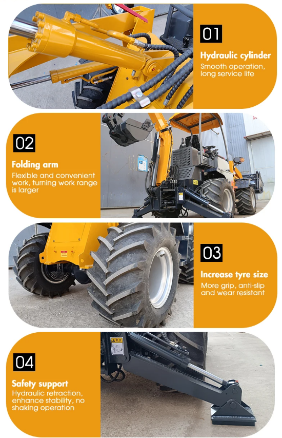 E.P Brand 7.5 Ton Mini digger MY75L excavator min Wheel excavator selling points