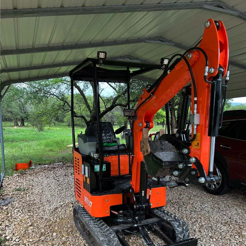 chinese mini excavator 1.7tons with kubota engine   mini excavator 1.7 ton diesel   mini excavator machine with cabin