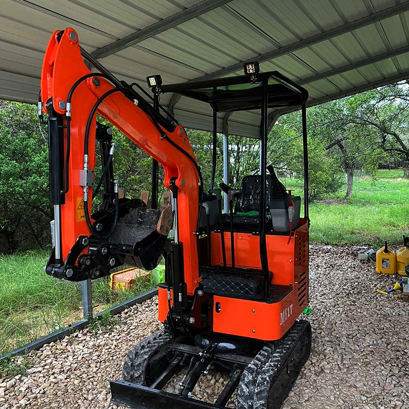 chinese mini excavator 1.7tons with kubota engine   mini excavator 1.7 ton diesel   mini excavator machine with cabin