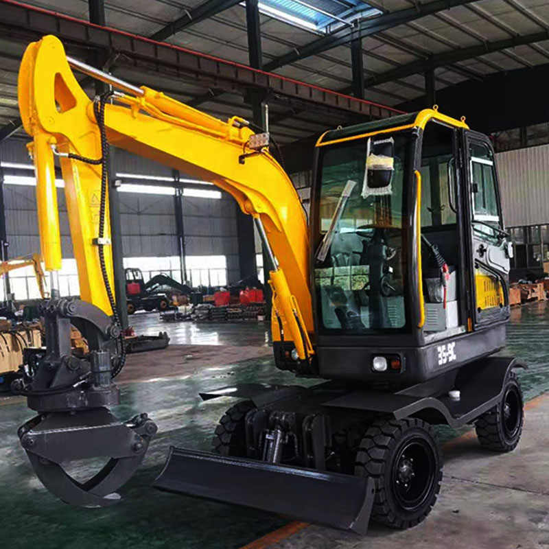 E.P Brand 4.0 Ton Mini digger MY40L excavator min Wheel excavator