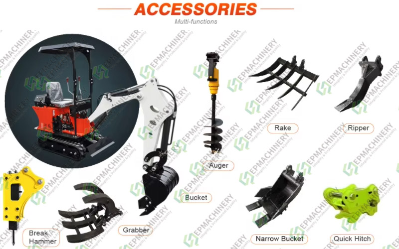 Small Excavator Attachments for Gardening