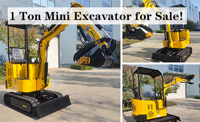 1 Ton Mini Excavator for Sale!