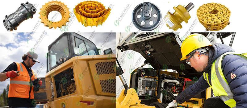Mini excavator wearing parts and common fault repair skills